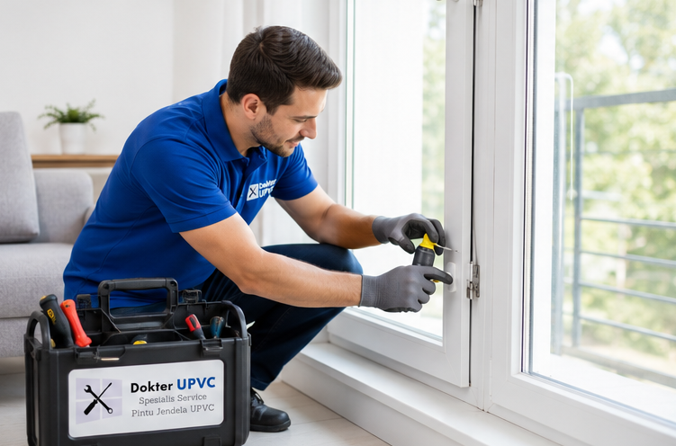 Perbaikan engsel pintu dan jendela UPVC